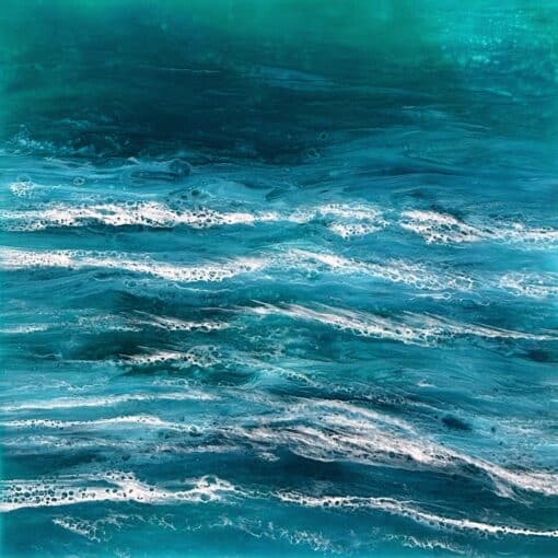 Teal Dance II - Martine Vanderspuy